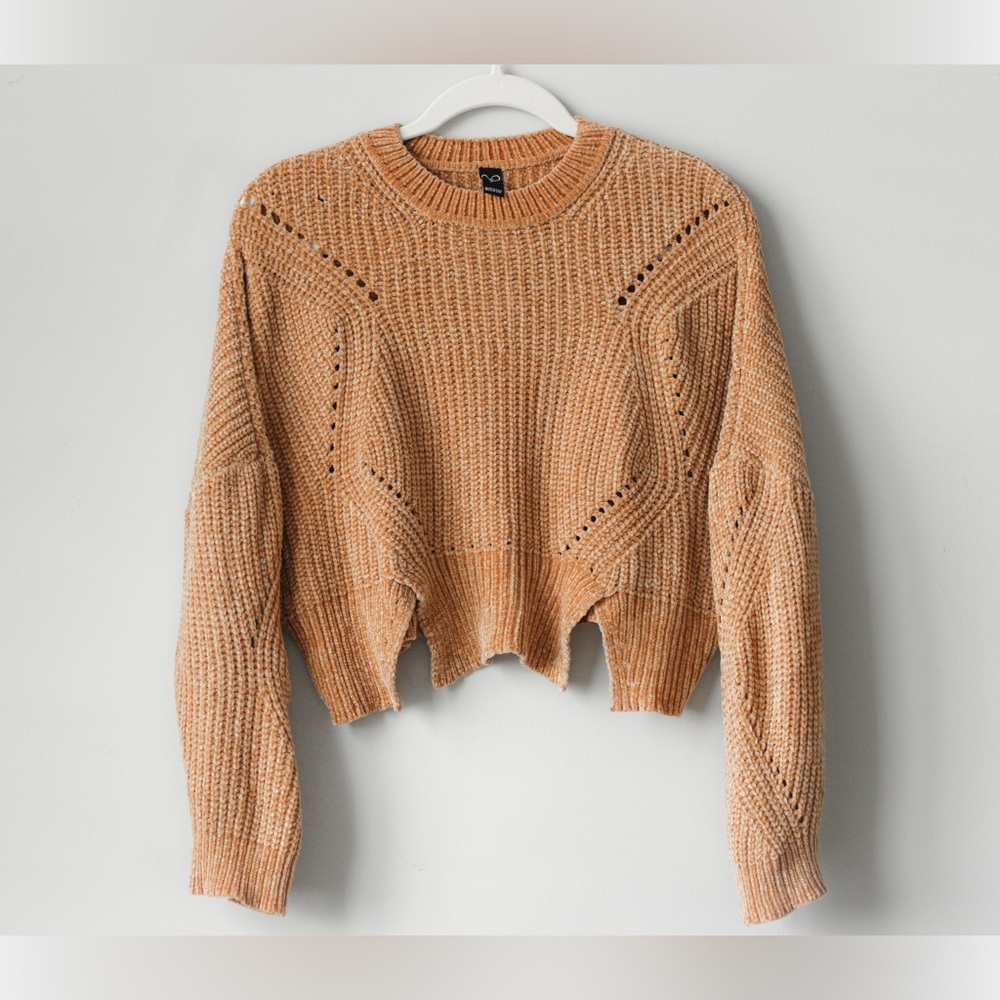 Windsor Burnt Orange Cropped Sweater